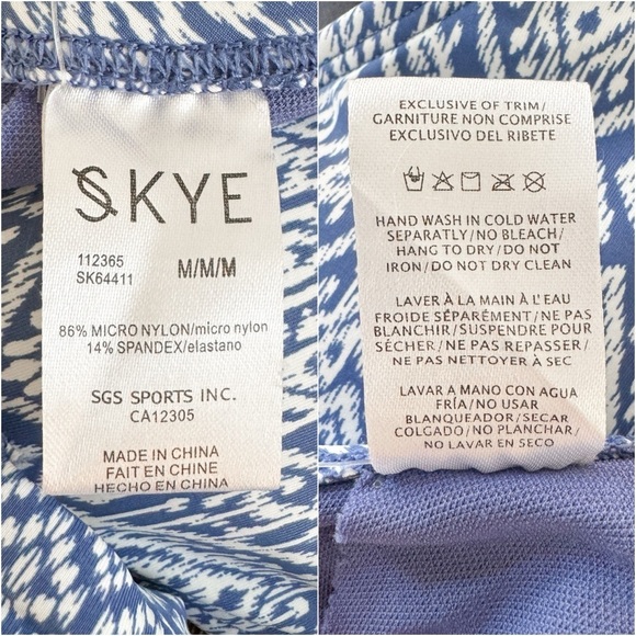 New! SKYE SWIMWEAR • Isabella Top in Semeru Denim - Picture 7 of 11